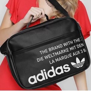 Adidas Black Airline Vintage Bag